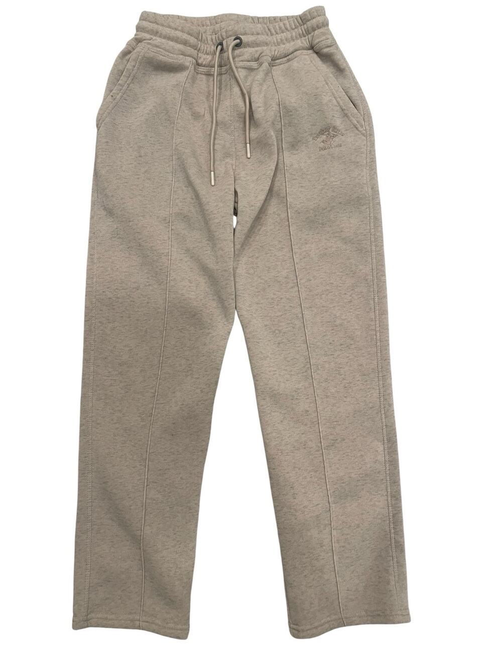 Beverly Hills Polo Club Tan Pintuck Track Pants Sweatpants M